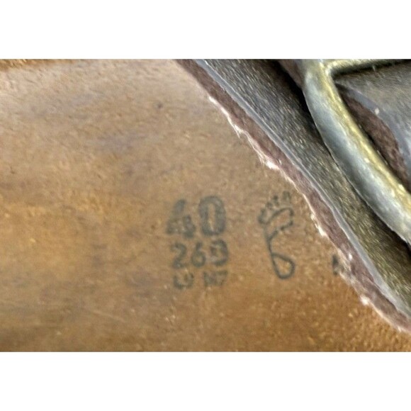 Birkenstock Mayari Brown Leather Buckle Sandals Women\'s Size 9